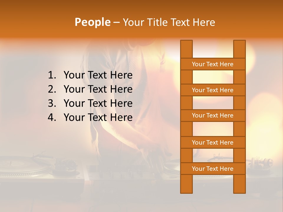 Dj Playing PowerPoint Template