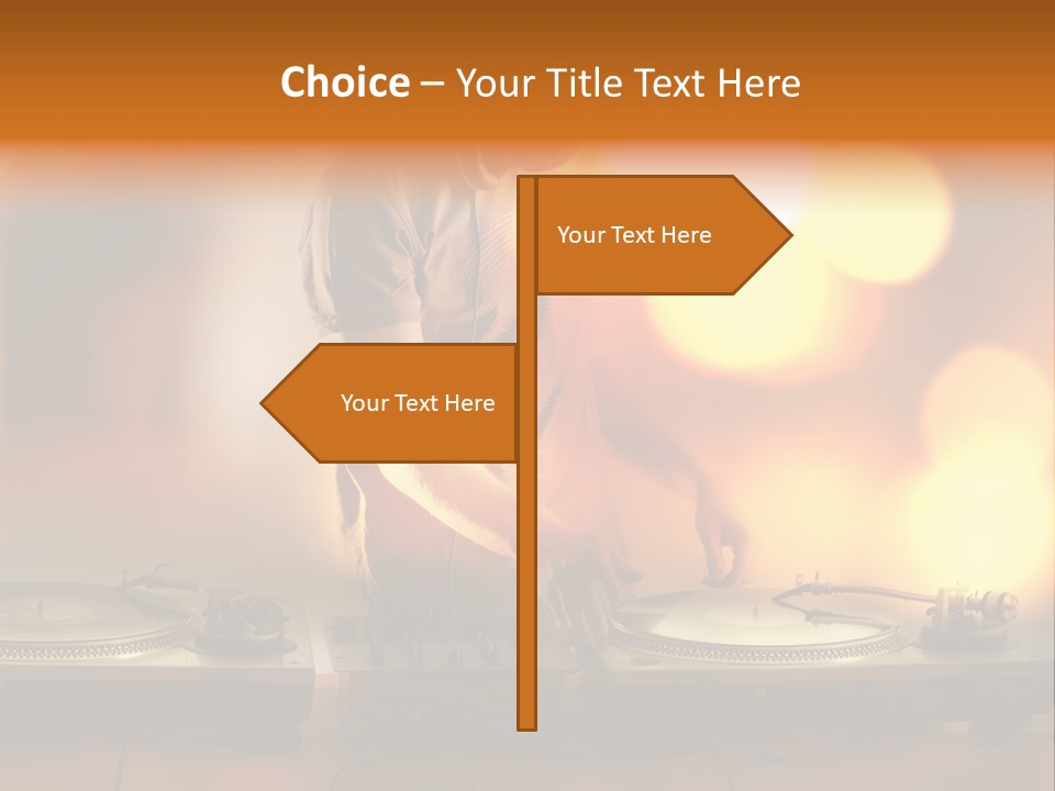 Dj Playing PowerPoint Template