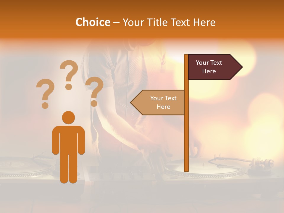 Dj Playing PowerPoint Template