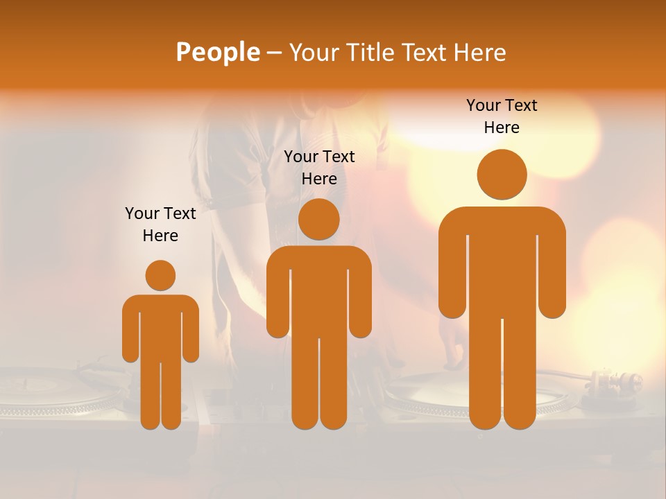 Dj Playing PowerPoint Template