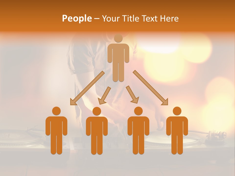 Dj Playing PowerPoint Template