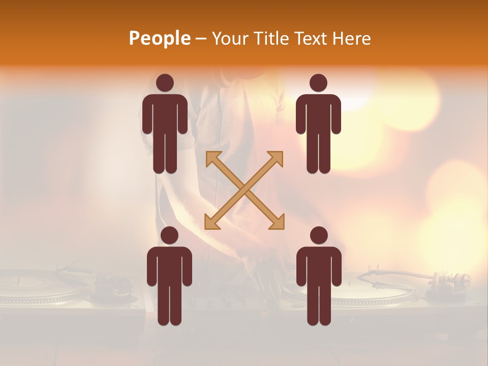 Dj Playing PowerPoint Template