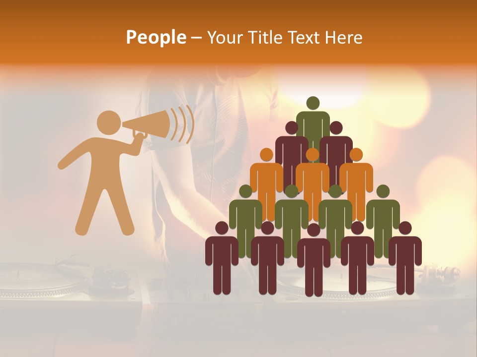 Dj Playing PowerPoint Template