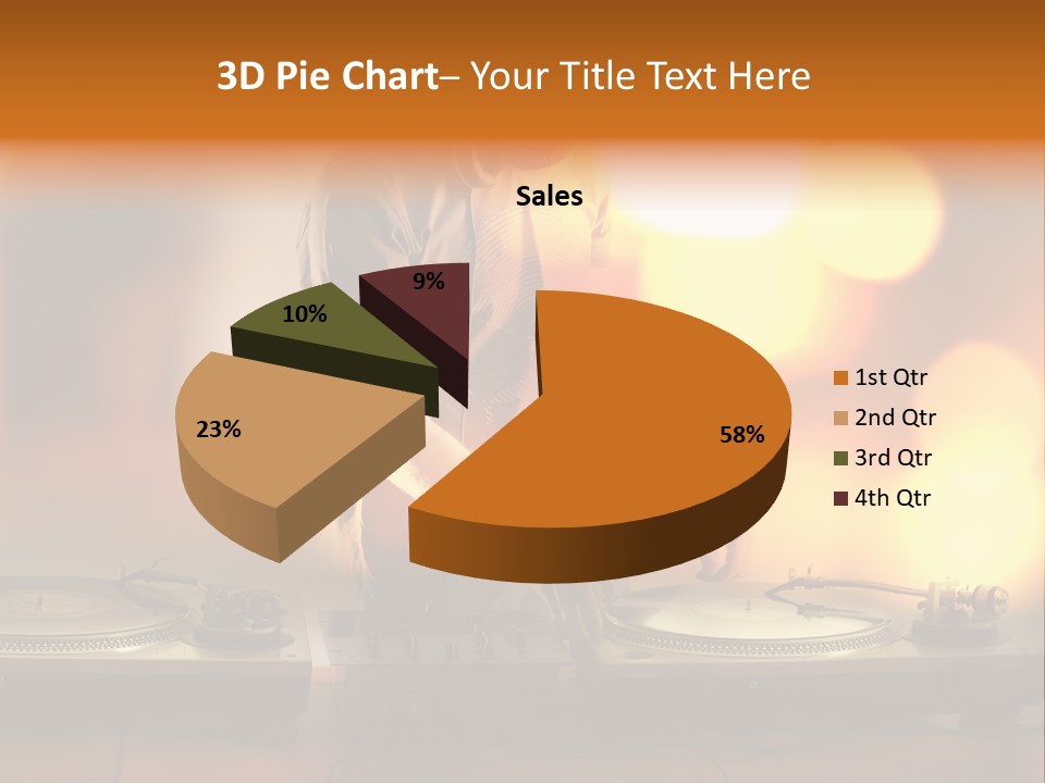 Dj Playing PowerPoint Template