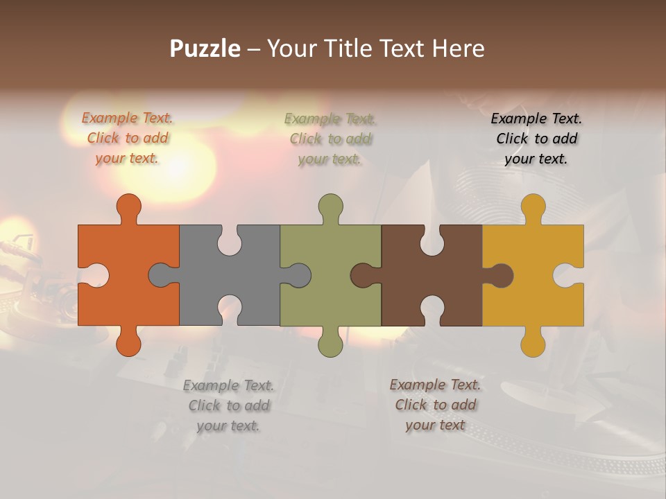 Dj Facebook Cover PowerPoint Template