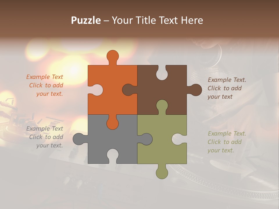 Dj Facebook Cover PowerPoint Template