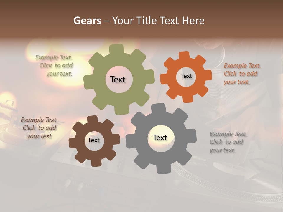 Dj Facebook Cover PowerPoint Template