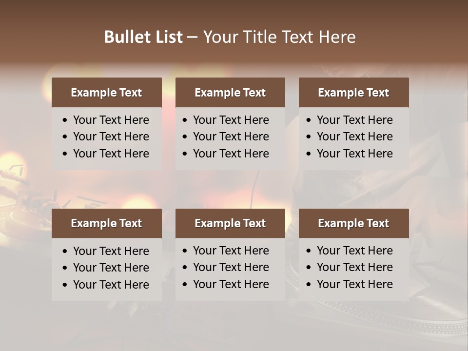 Dj Facebook Cover PowerPoint Template