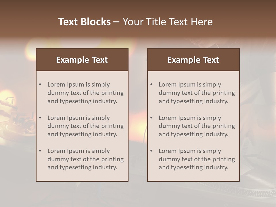 Dj Facebook Cover PowerPoint Template