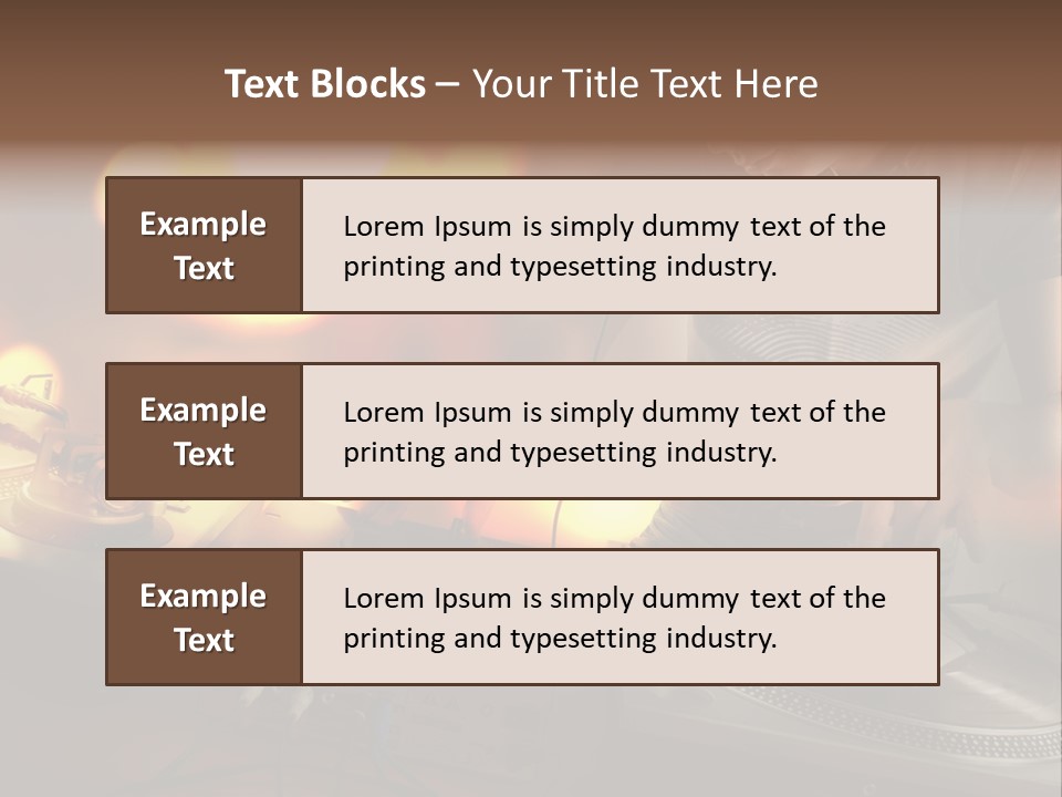 Dj Facebook Cover PowerPoint Template