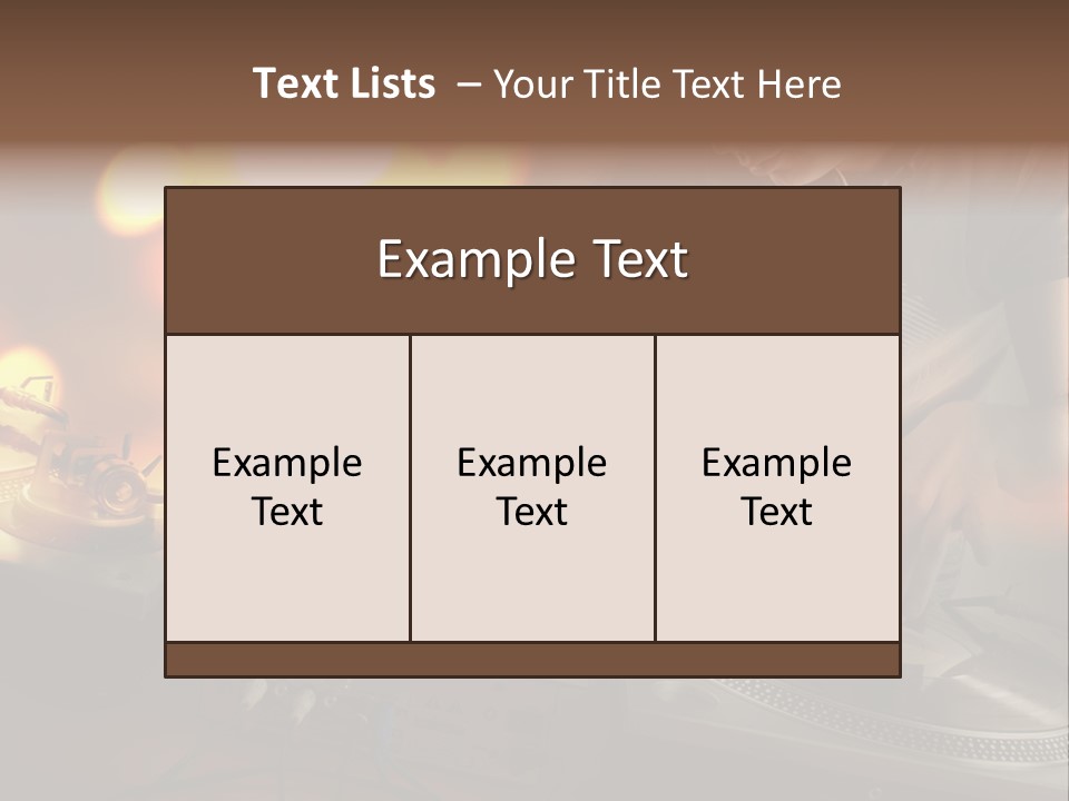 Dj Facebook Cover PowerPoint Template