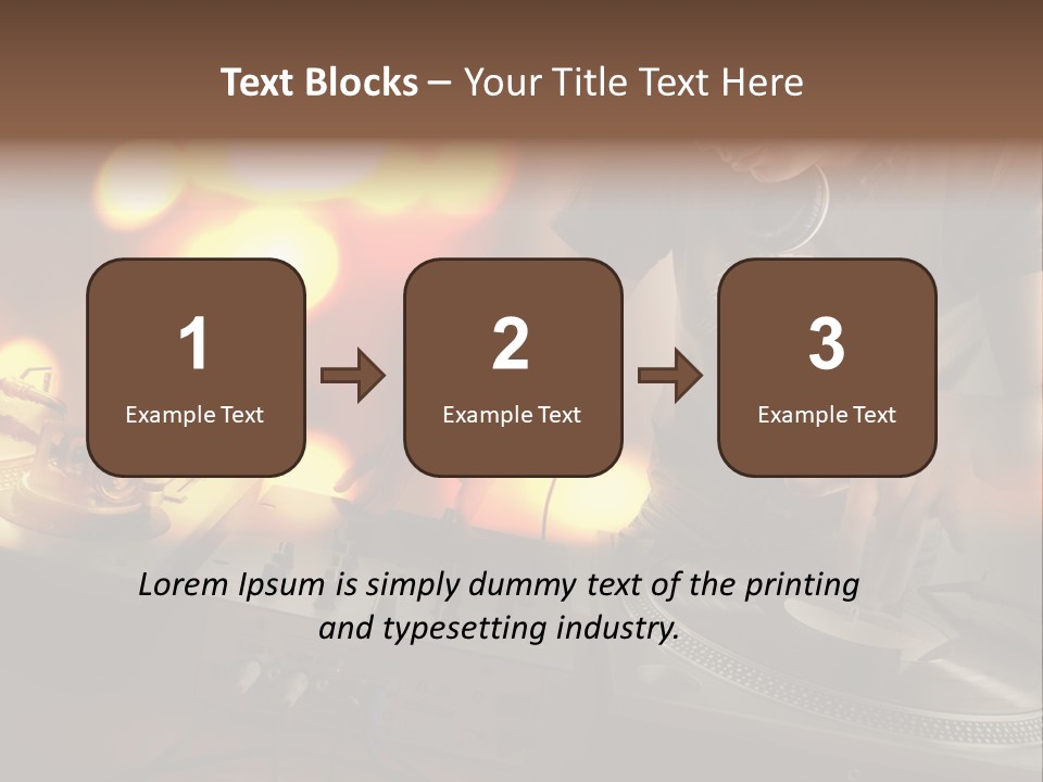 Dj Facebook Cover PowerPoint Template