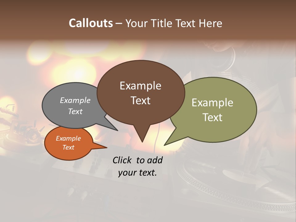 Dj Facebook Cover PowerPoint Template