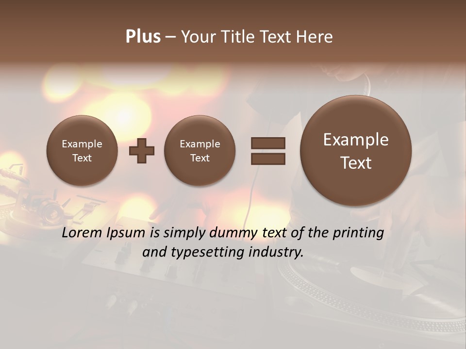 Dj Facebook Cover PowerPoint Template