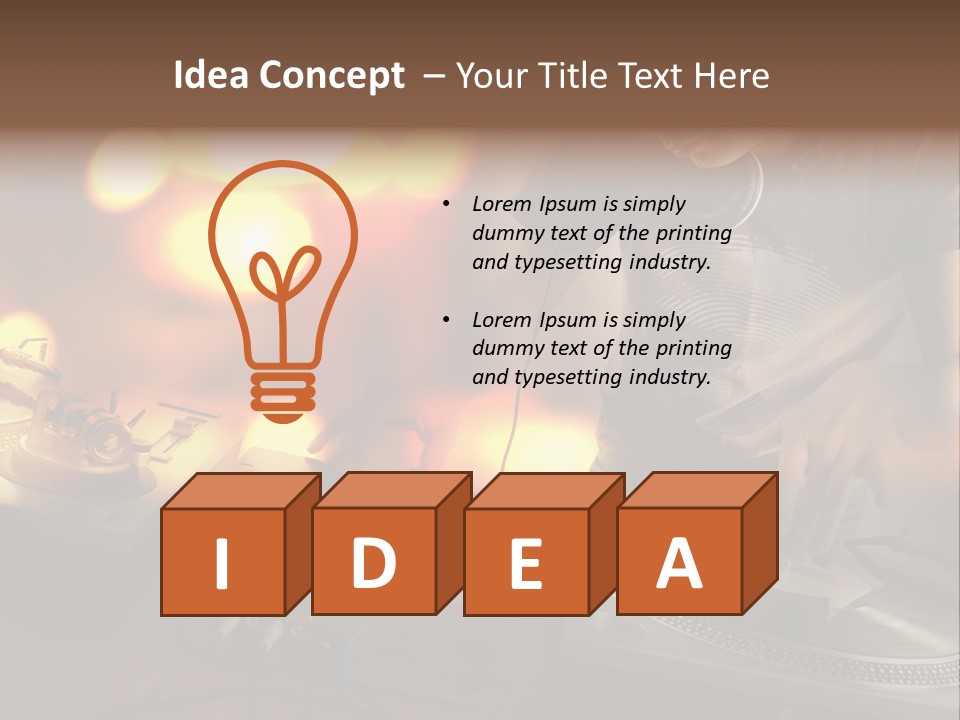 Dj Facebook Cover PowerPoint Template