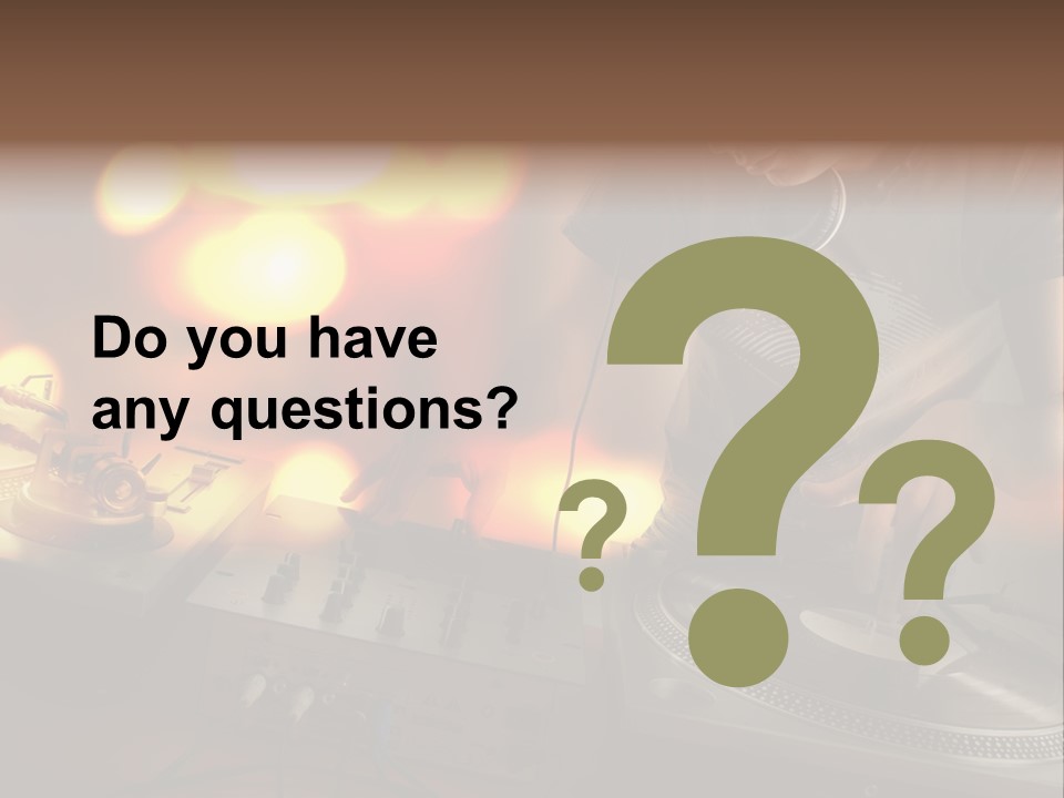 Dj Facebook Cover PowerPoint Template