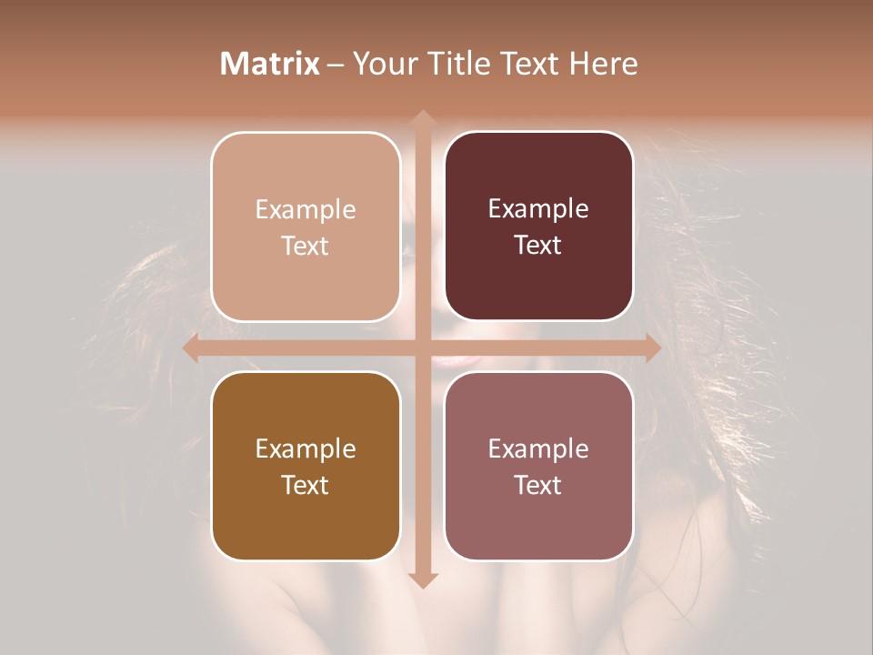 Red Hair Tach PowerPoint Template