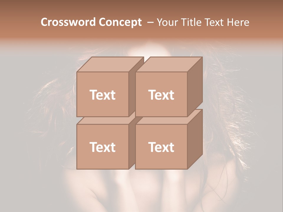 Red Hair Tach PowerPoint Template