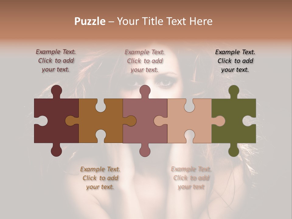 Red Hair Tach PowerPoint Template