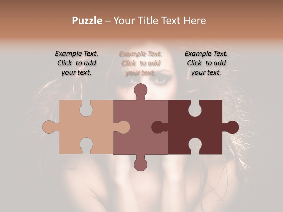 Red Hair Tach PowerPoint Template