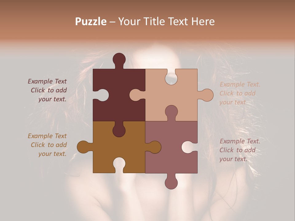 Red Hair Tach PowerPoint Template