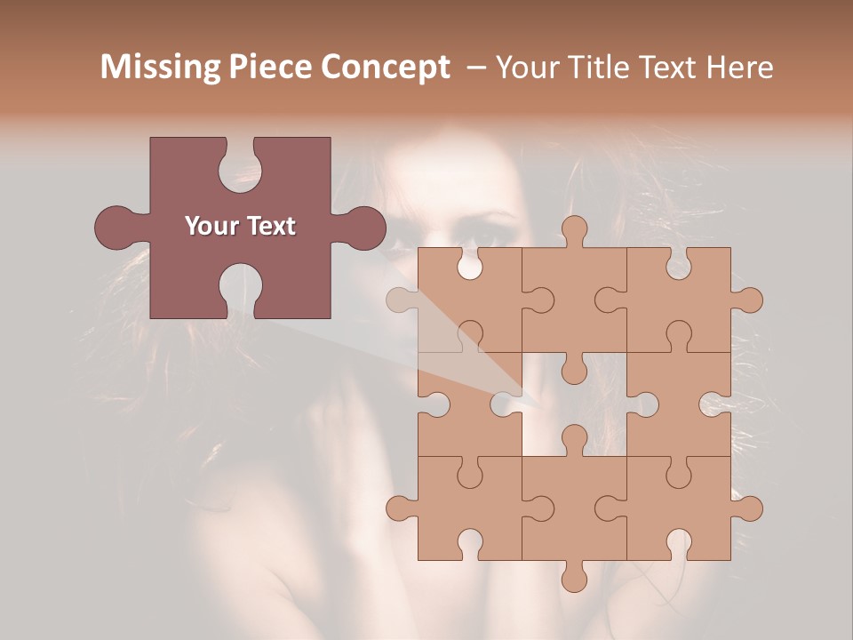 Red Hair Tach PowerPoint Template