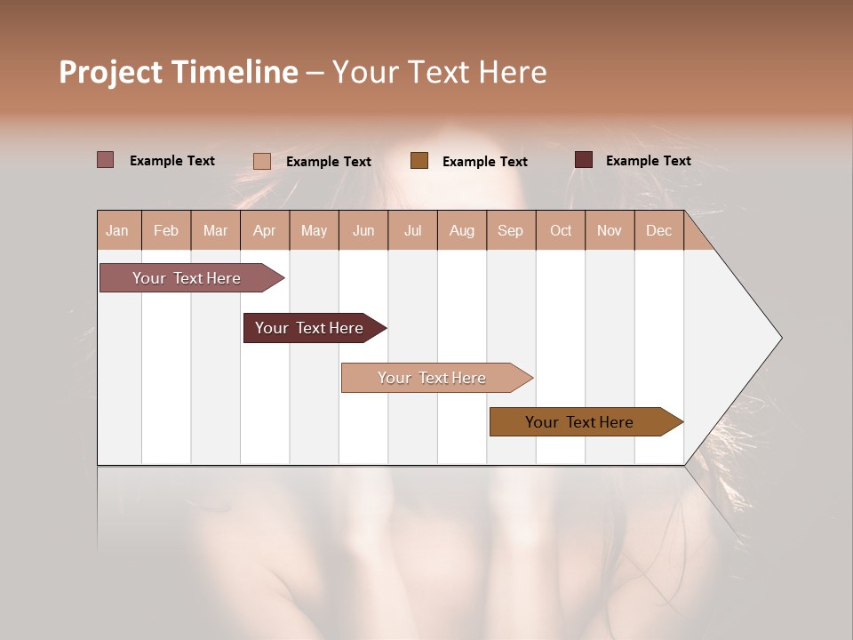 Red Hair Tach PowerPoint Template