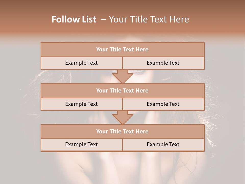 Red Hair Tach PowerPoint Template