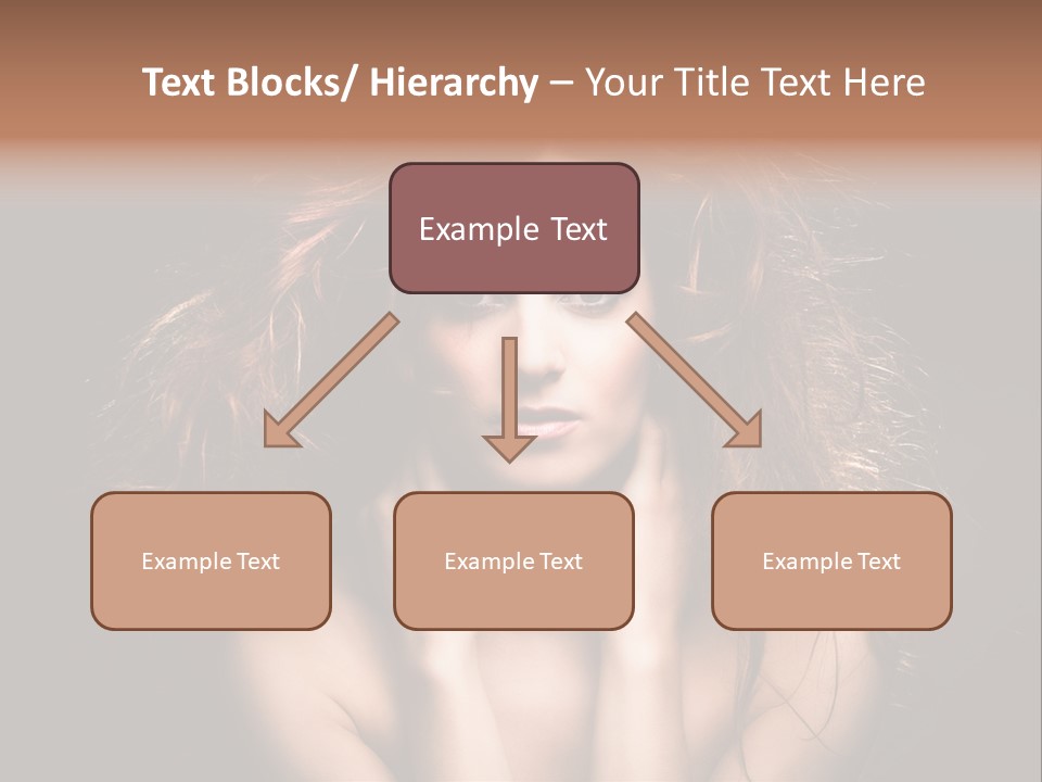 Red Hair Tach PowerPoint Template