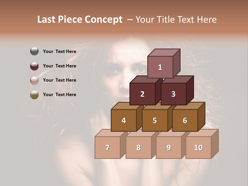 Red Hair Tach PowerPoint Template