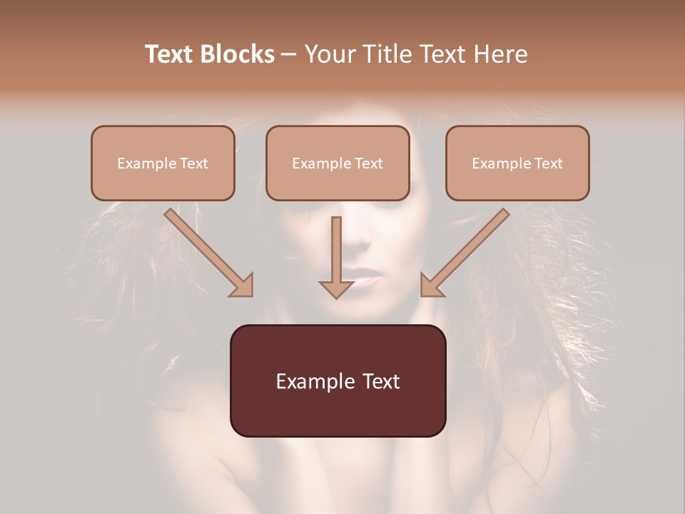 Red Hair Tach PowerPoint Template