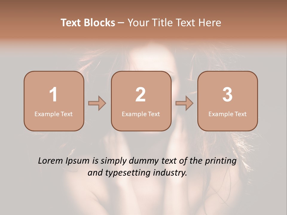 Red Hair Tach PowerPoint Template