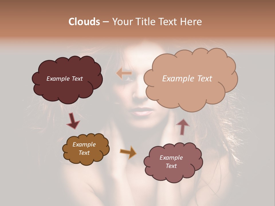 Red Hair Tach PowerPoint Template