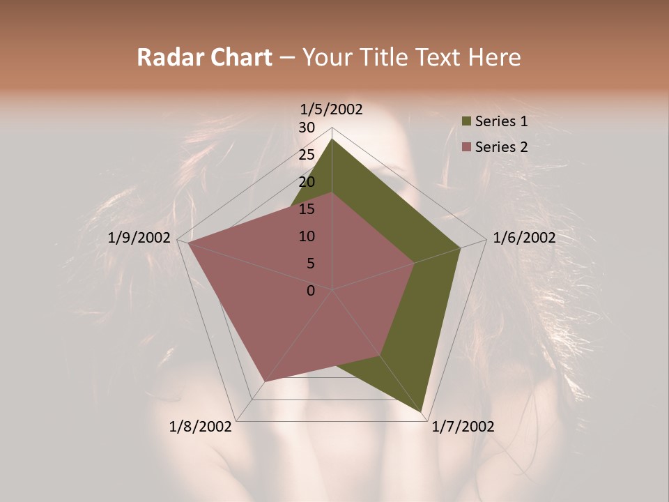 Red Hair Tach PowerPoint Template