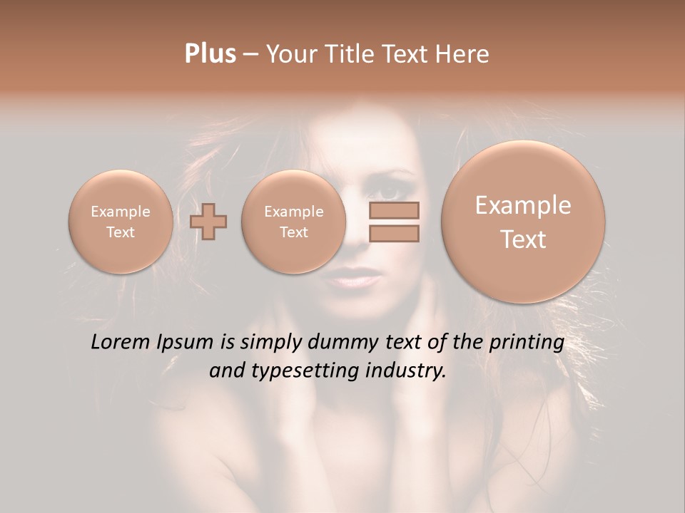 Red Hair Tach PowerPoint Template