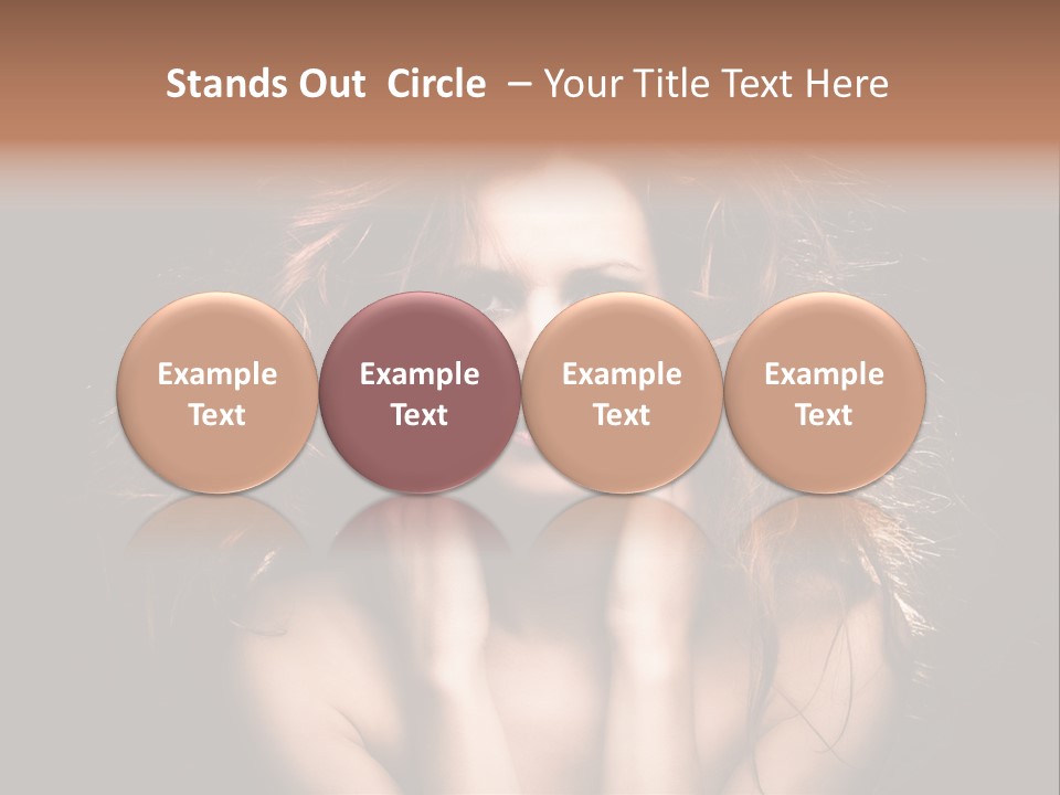 Red Hair Tach PowerPoint Template