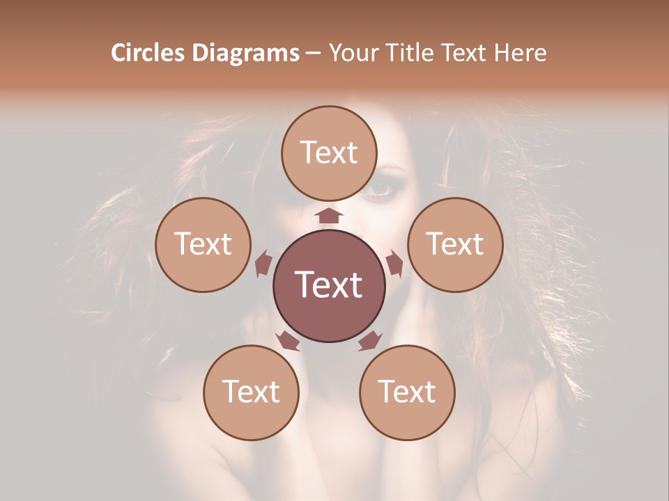 Red Hair Tach PowerPoint Template