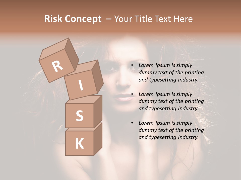 Red Hair Tach PowerPoint Template