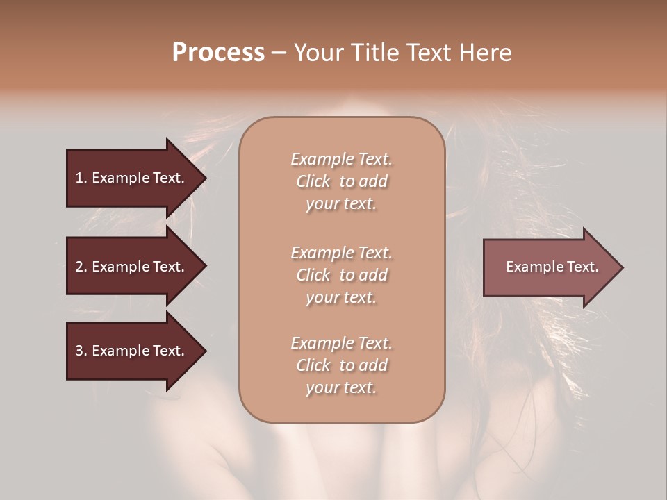 Red Hair Tach PowerPoint Template