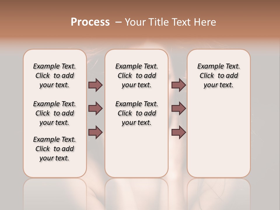 Red Hair Tach PowerPoint Template