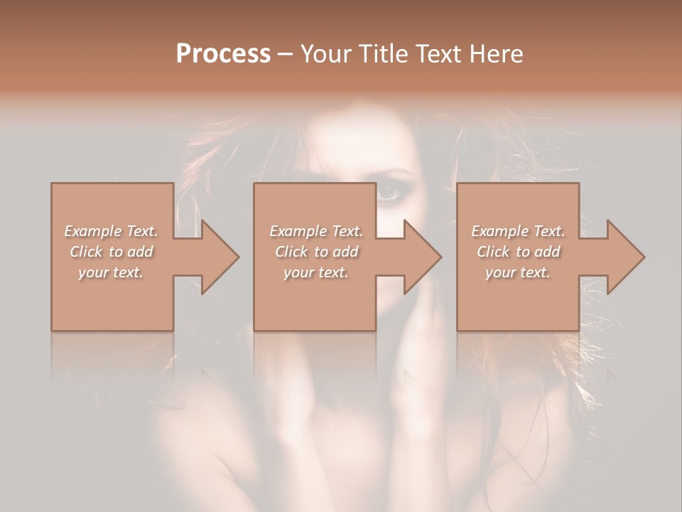 Red Hair Tach PowerPoint Template
