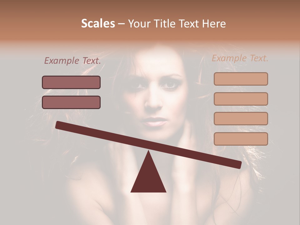 Red Hair Tach PowerPoint Template