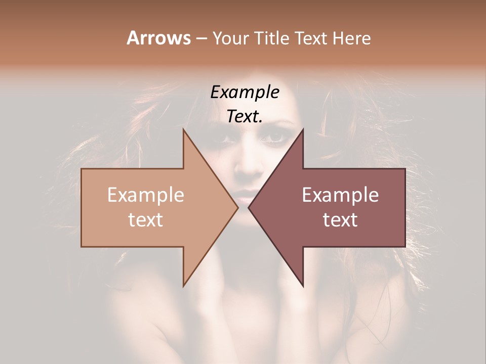 Red Hair Tach PowerPoint Template