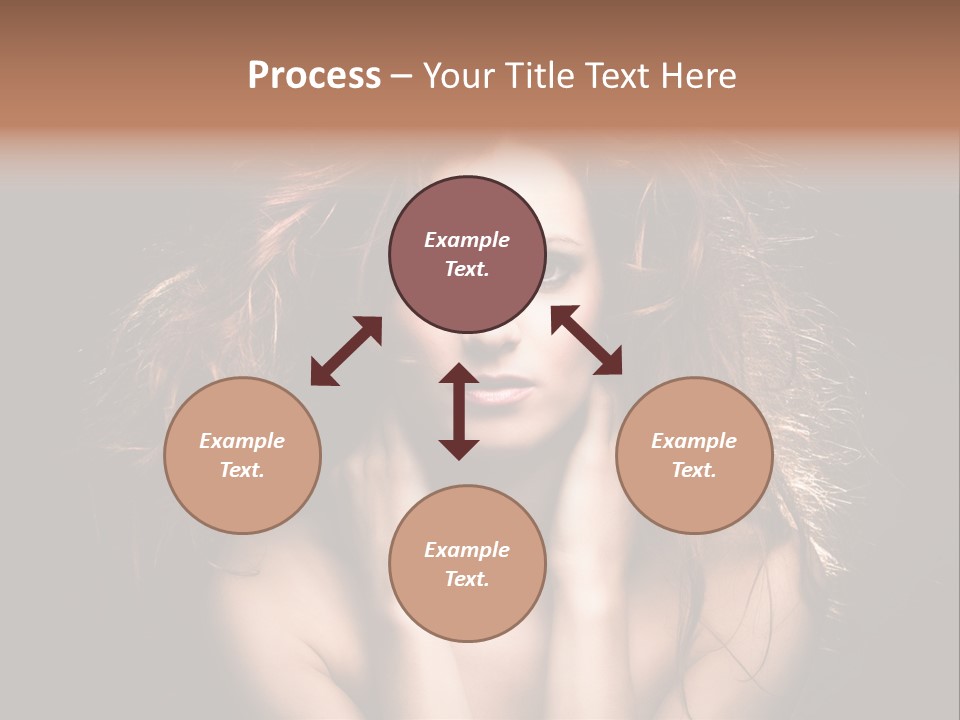 Red Hair Tach PowerPoint Template