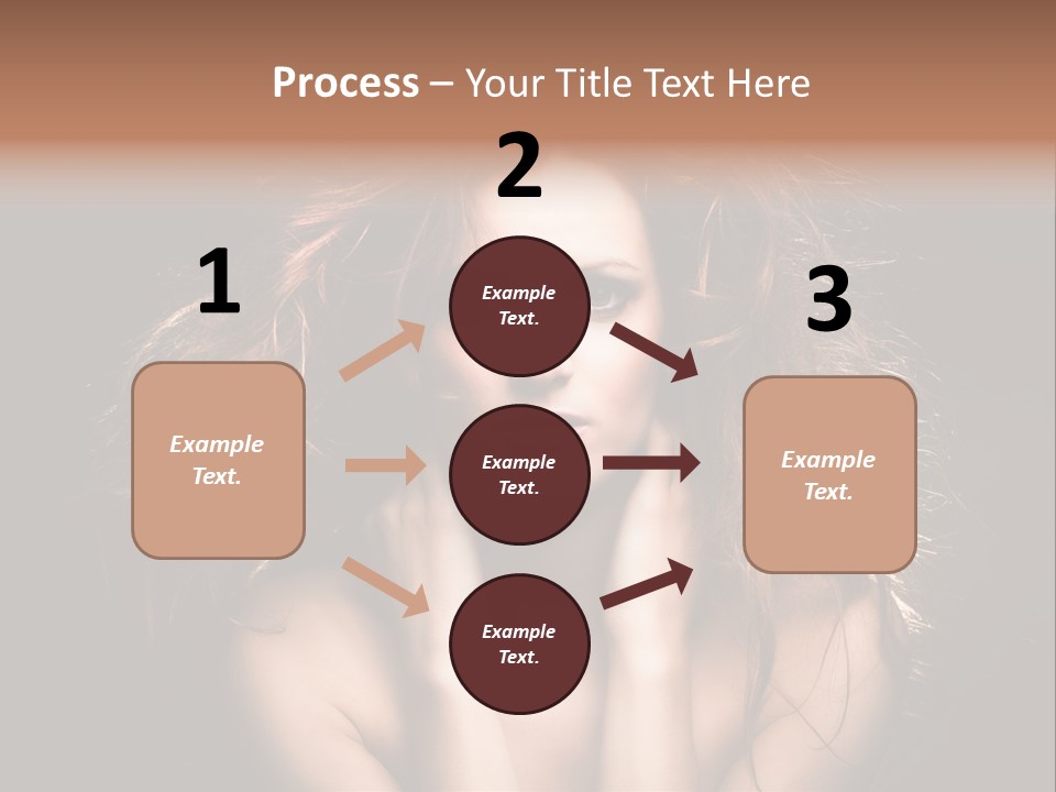 Red Hair Tach PowerPoint Template