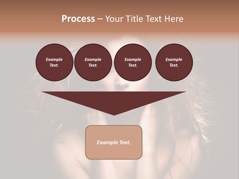 Red Hair Tach PowerPoint Template