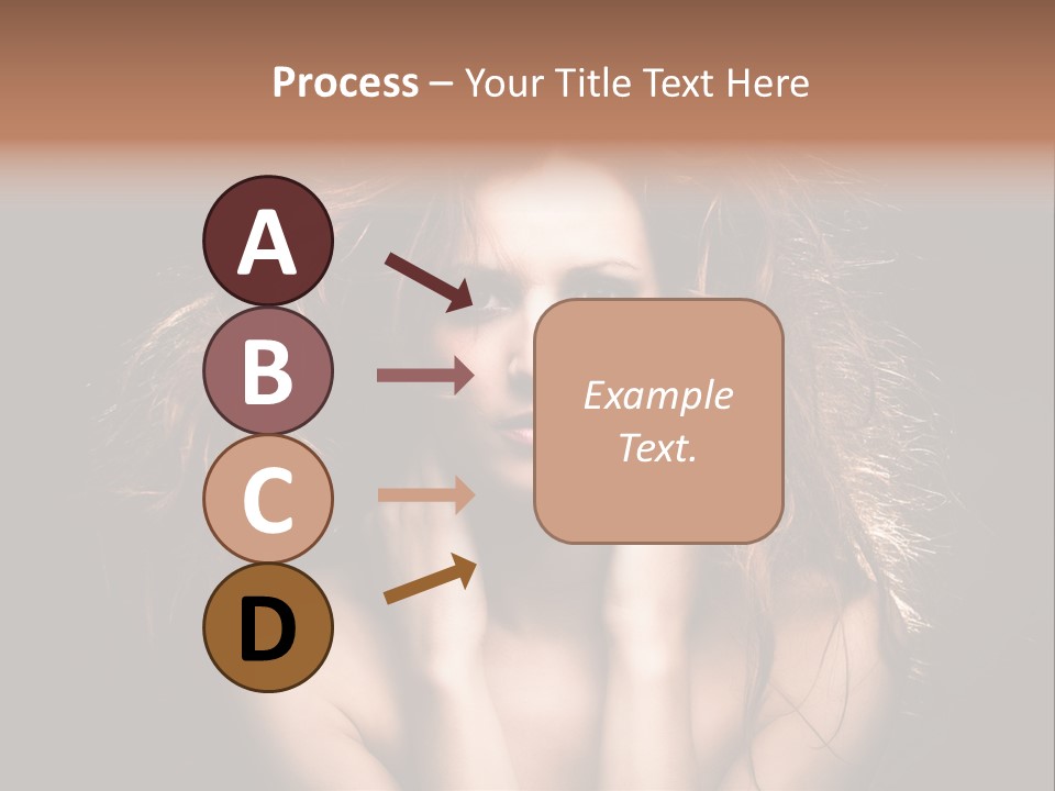 Red Hair Tach PowerPoint Template