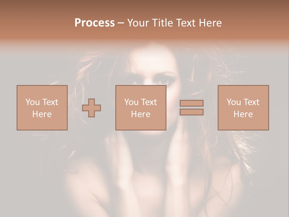 Red Hair Tach PowerPoint Template