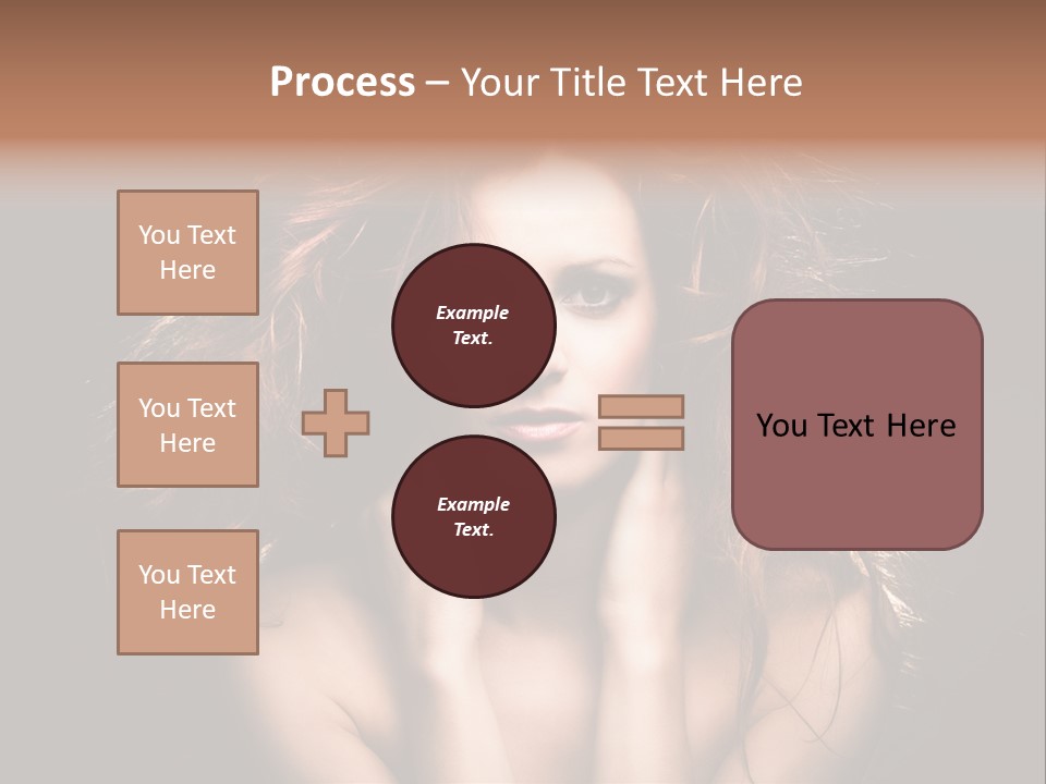Red Hair Tach PowerPoint Template