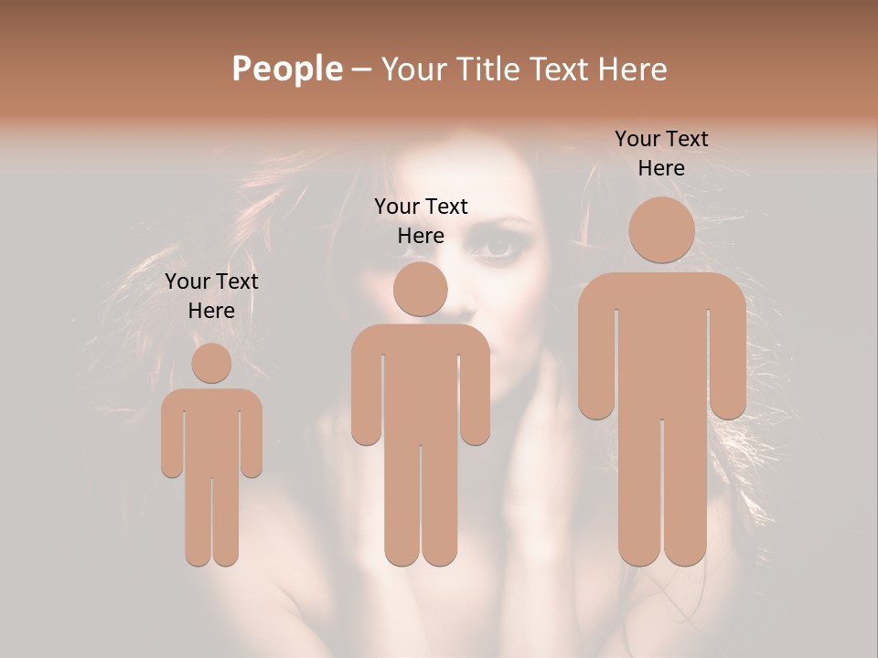 Red Hair Tach PowerPoint Template